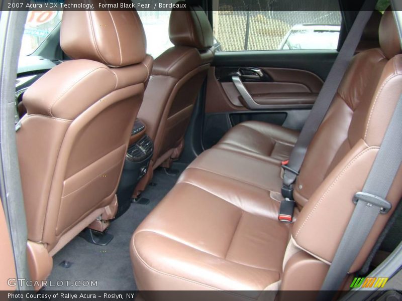 Formal Black Pearl / Bordeaux 2007 Acura MDX Technology