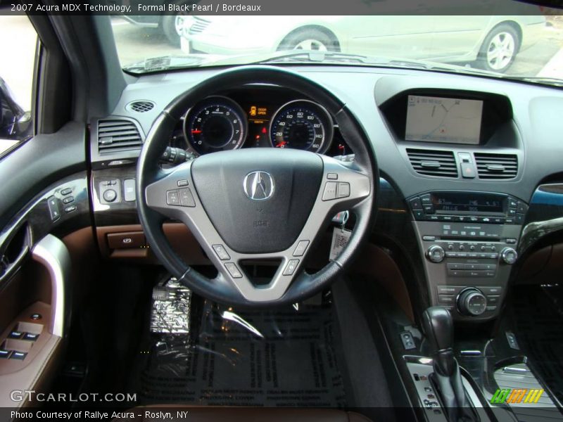 Formal Black Pearl / Bordeaux 2007 Acura MDX Technology