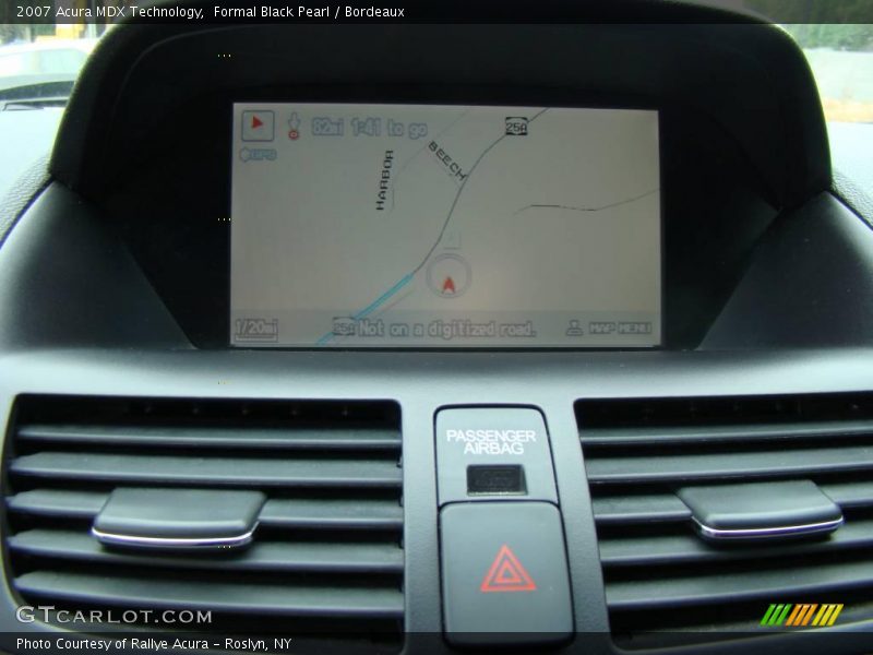 Formal Black Pearl / Bordeaux 2007 Acura MDX Technology