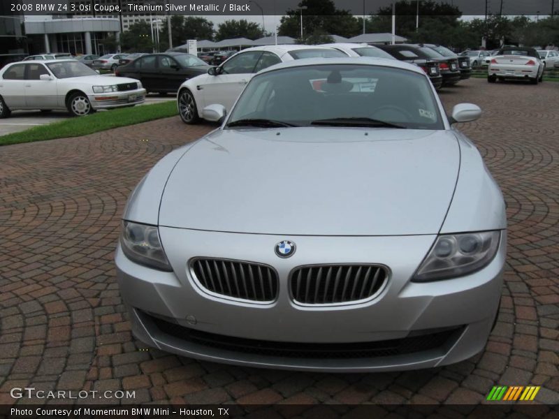 Titanium Silver Metallic / Black 2008 BMW Z4 3.0si Coupe