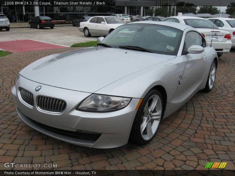 Titanium Silver Metallic / Black 2008 BMW Z4 3.0si Coupe