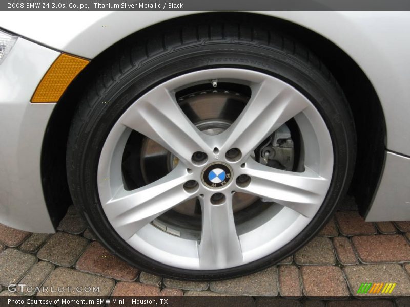 Titanium Silver Metallic / Black 2008 BMW Z4 3.0si Coupe
