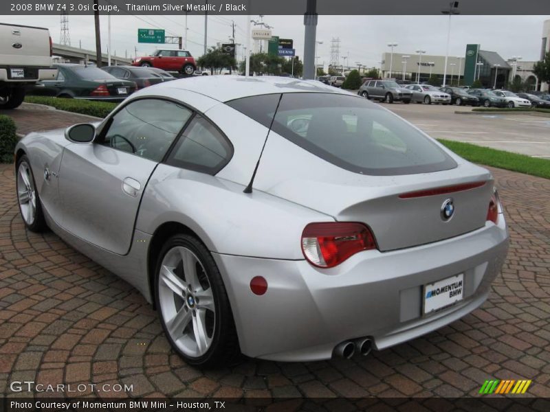 Titanium Silver Metallic / Black 2008 BMW Z4 3.0si Coupe