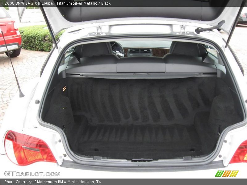 Titanium Silver Metallic / Black 2008 BMW Z4 3.0si Coupe