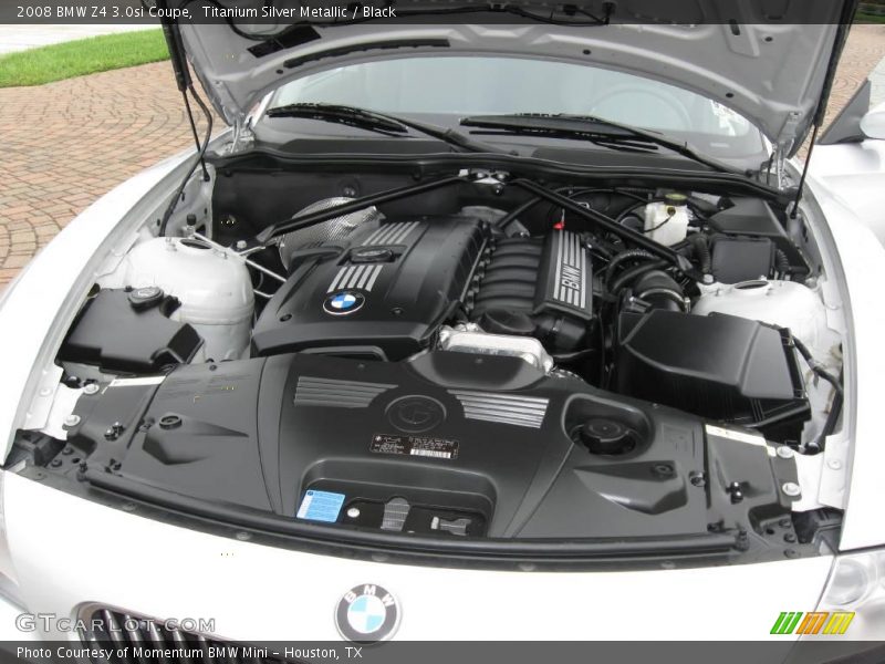 Titanium Silver Metallic / Black 2008 BMW Z4 3.0si Coupe