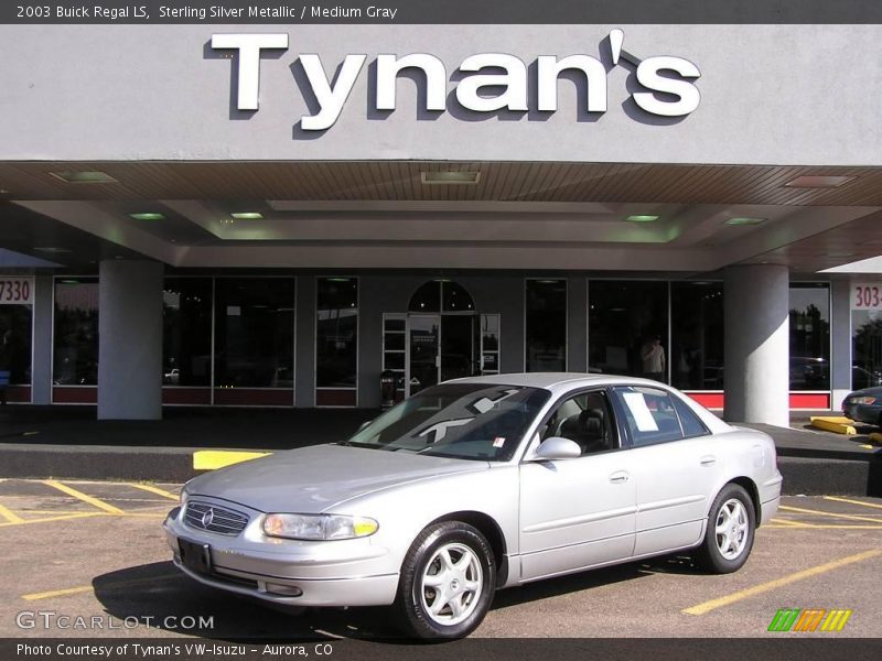 Sterling Silver Metallic / Medium Gray 2003 Buick Regal LS
