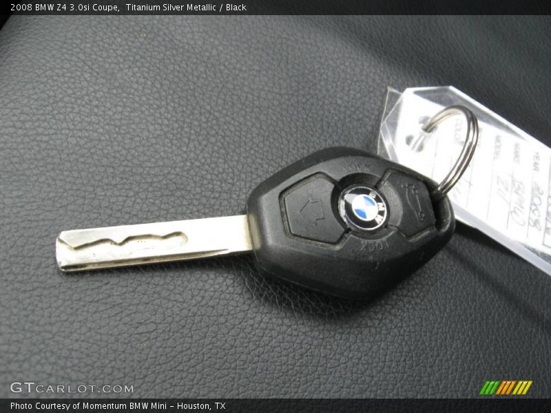 Titanium Silver Metallic / Black 2008 BMW Z4 3.0si Coupe