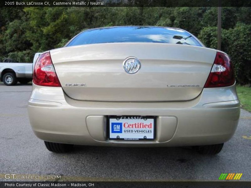 Cashmere Metallic / Neutral 2005 Buick LaCrosse CX