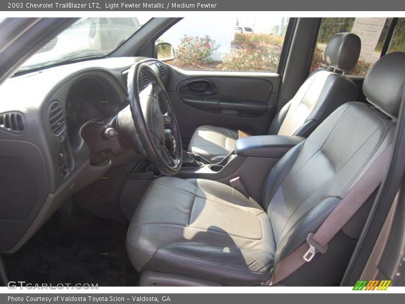 Light Pewter Metallic / Medium Pewter 2003 Chevrolet TrailBlazer LTZ