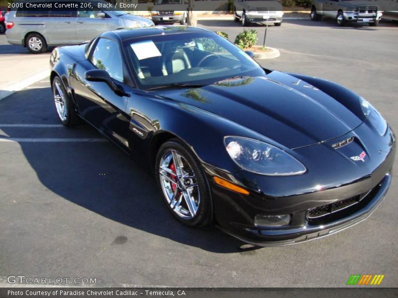 Black / Ebony 2008 Chevrolet Corvette Z06