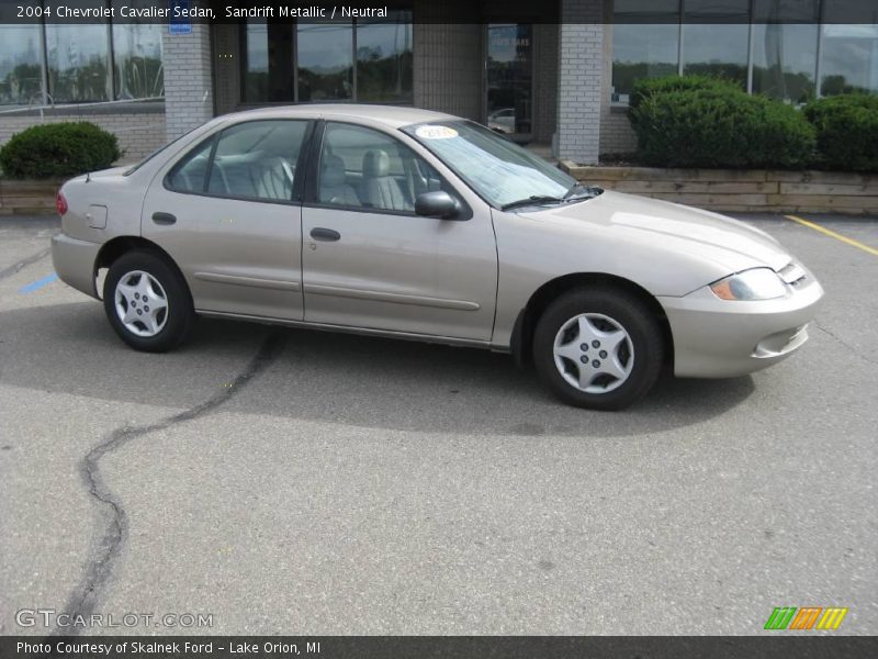 Sandrift Metallic / Neutral 2004 Chevrolet Cavalier Sedan