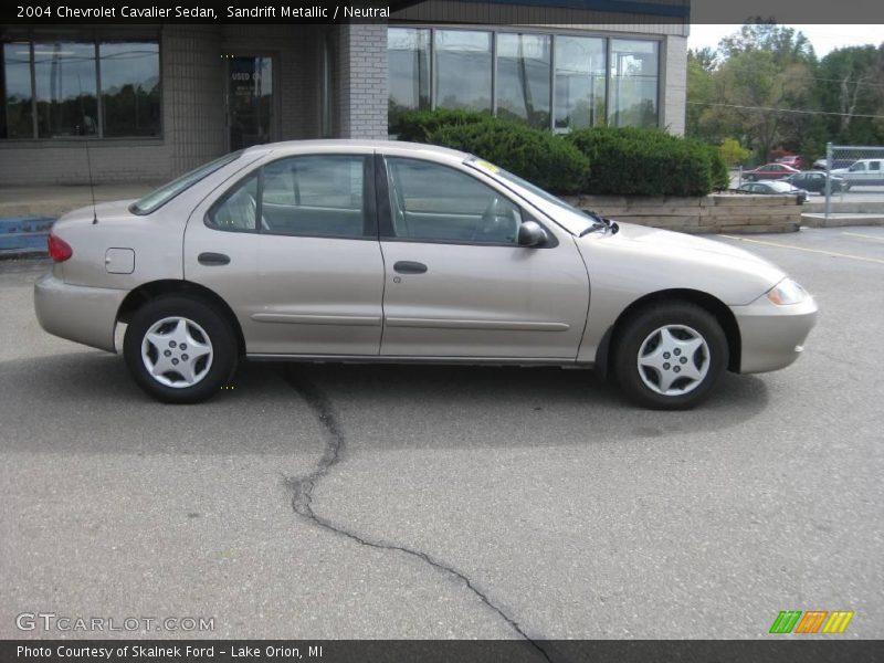 Sandrift Metallic / Neutral 2004 Chevrolet Cavalier Sedan