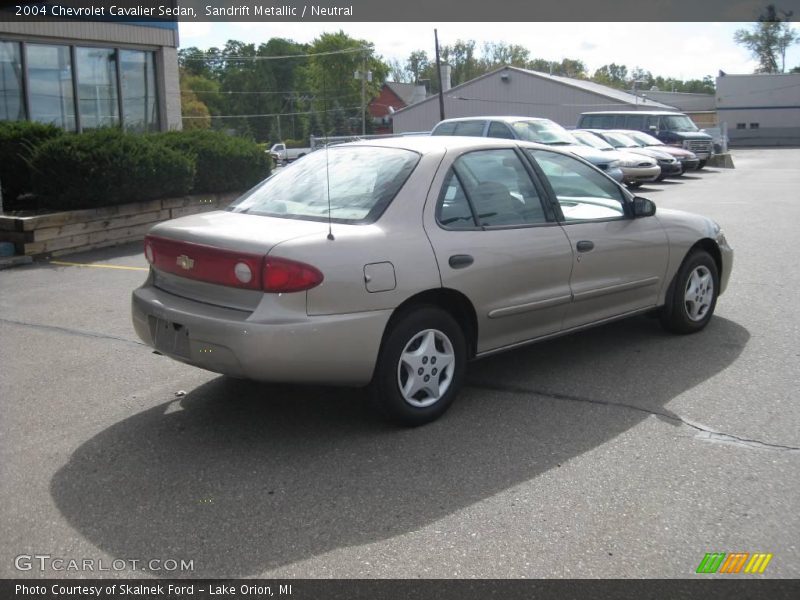Sandrift Metallic / Neutral 2004 Chevrolet Cavalier Sedan