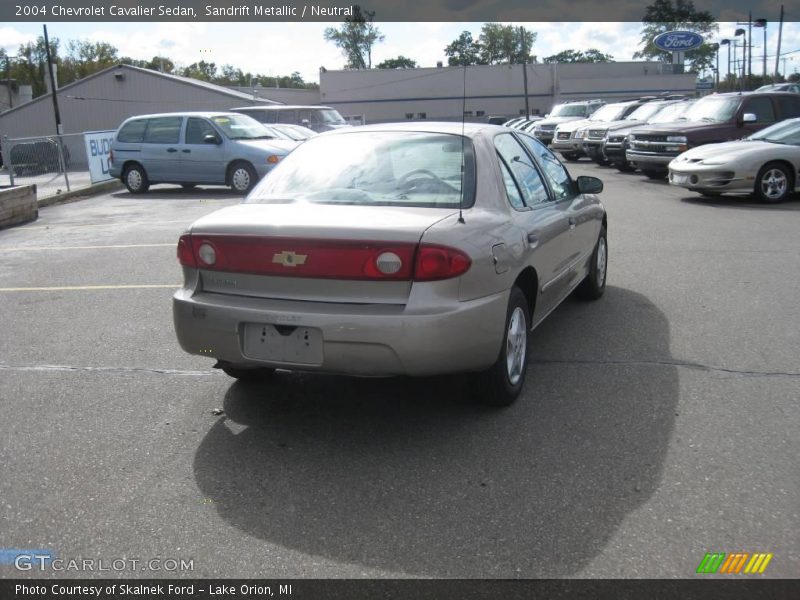 Sandrift Metallic / Neutral 2004 Chevrolet Cavalier Sedan