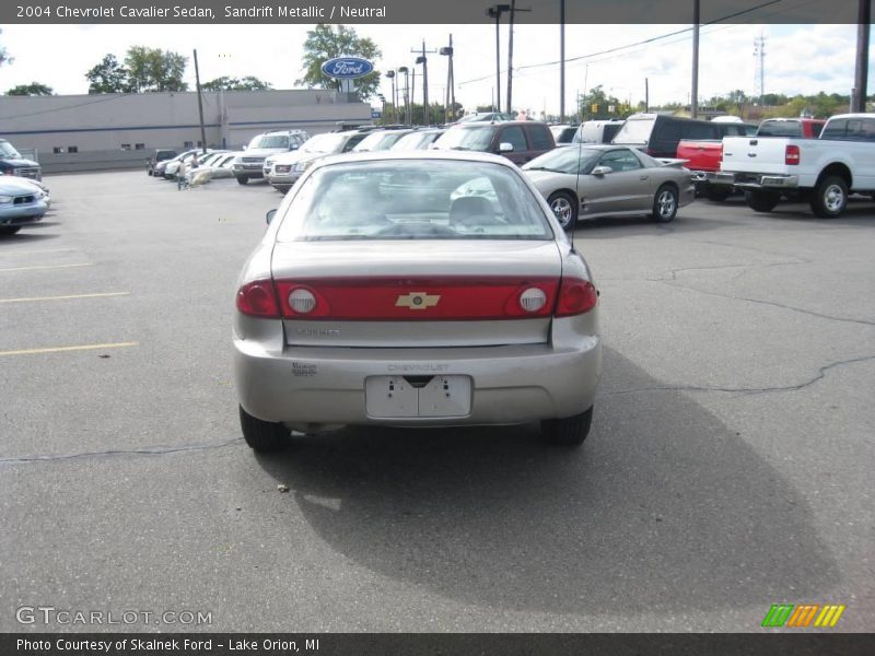 Sandrift Metallic / Neutral 2004 Chevrolet Cavalier Sedan