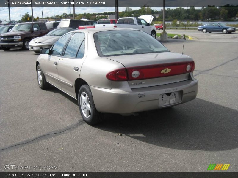 Sandrift Metallic / Neutral 2004 Chevrolet Cavalier Sedan