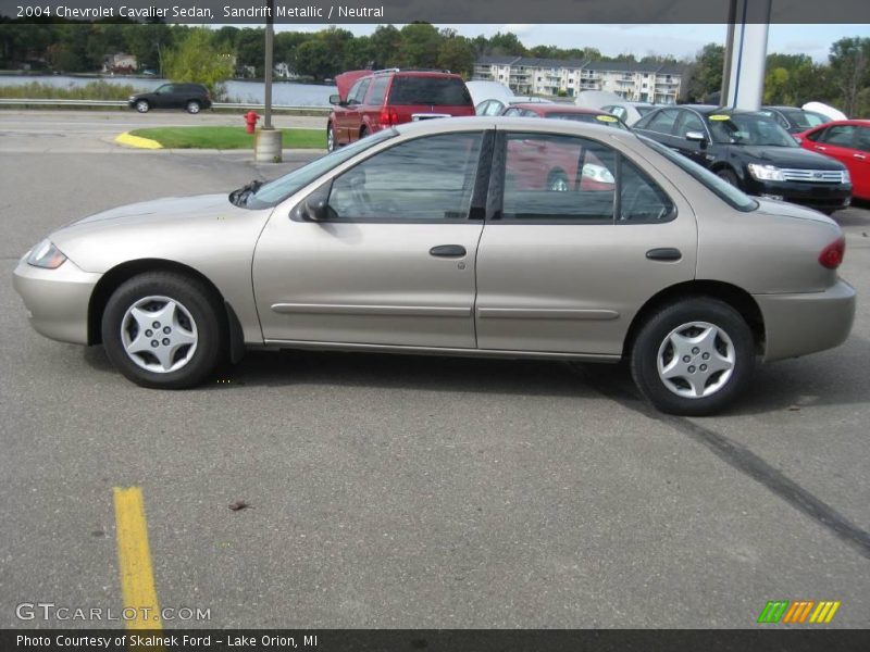 Sandrift Metallic / Neutral 2004 Chevrolet Cavalier Sedan