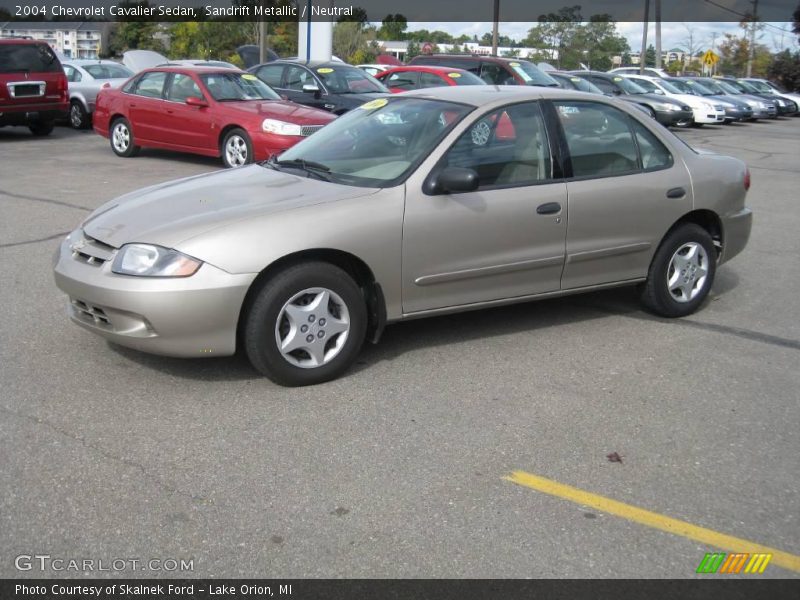 Sandrift Metallic / Neutral 2004 Chevrolet Cavalier Sedan