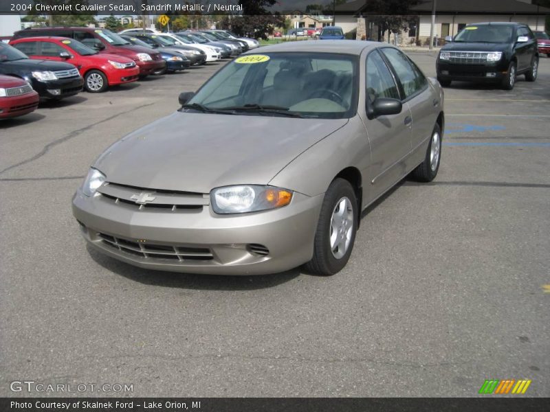 Sandrift Metallic / Neutral 2004 Chevrolet Cavalier Sedan