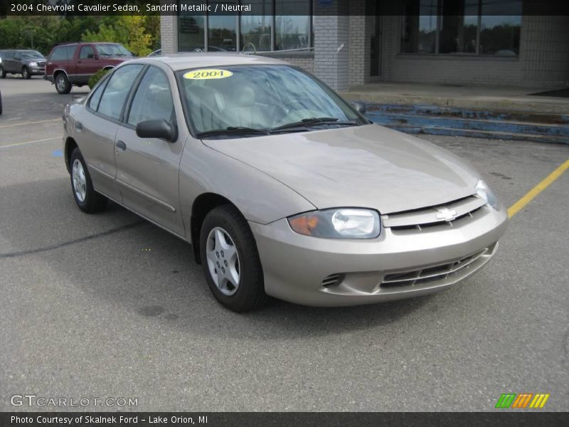Sandrift Metallic / Neutral 2004 Chevrolet Cavalier Sedan