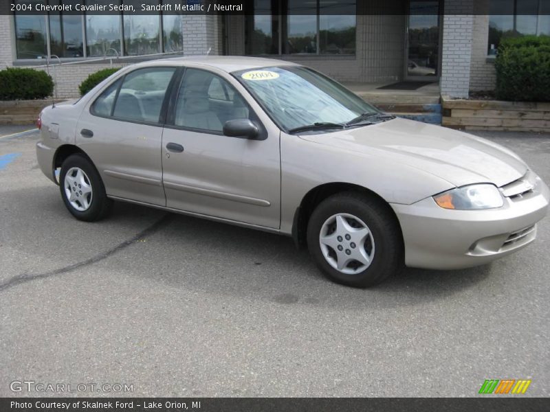Sandrift Metallic / Neutral 2004 Chevrolet Cavalier Sedan