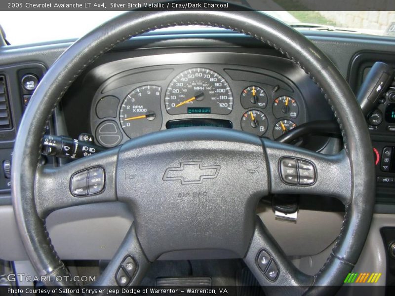 Silver Birch Metallic / Gray/Dark Charcoal 2005 Chevrolet Avalanche LT 4x4