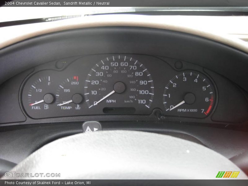 Sandrift Metallic / Neutral 2004 Chevrolet Cavalier Sedan