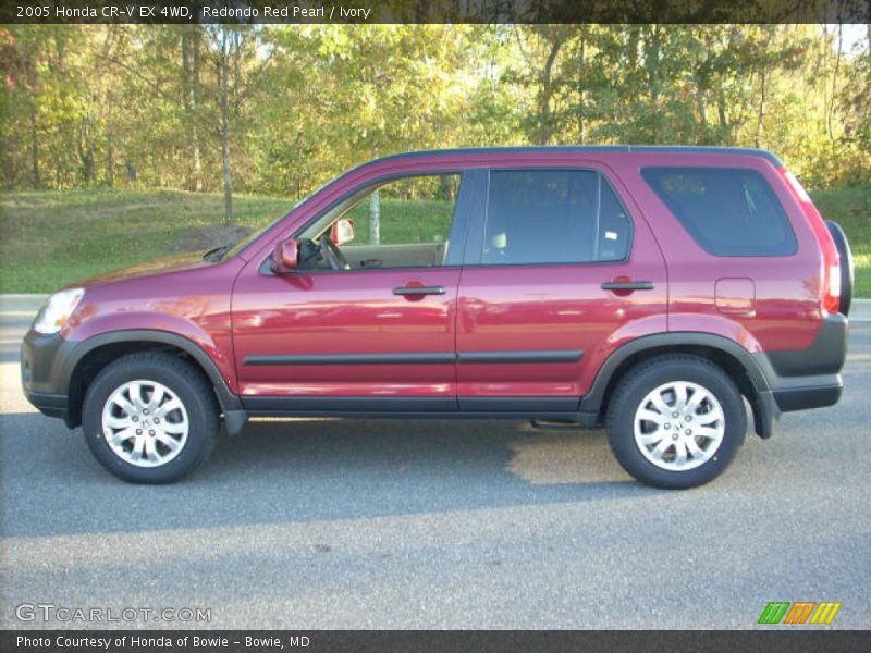 Redondo Red Pearl / Ivory 2005 Honda CR-V EX 4WD