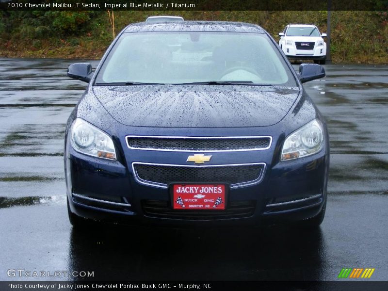 Imperial Blue Metallic / Titanium 2010 Chevrolet Malibu LT Sedan