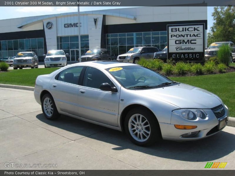 Bright Silver Metallic / Dark Slate Gray 2001 Chrysler 300 M Sedan