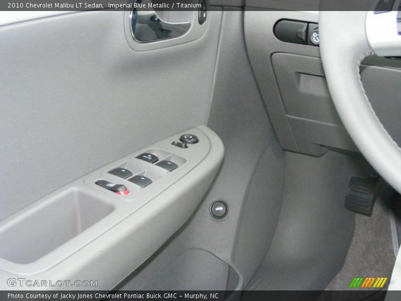Imperial Blue Metallic / Titanium 2010 Chevrolet Malibu LT Sedan