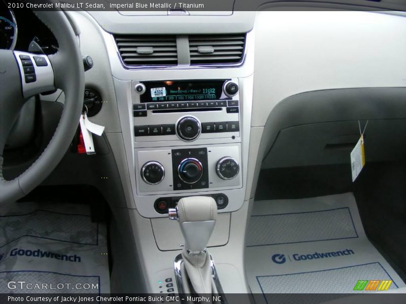 Imperial Blue Metallic / Titanium 2010 Chevrolet Malibu LT Sedan