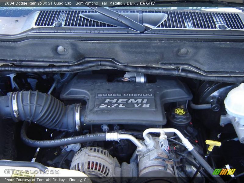 Light Almond Pearl Metallic / Dark Slate Gray 2004 Dodge Ram 2500 ST Quad Cab