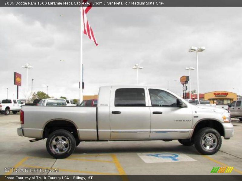 Bright Silver Metallic / Medium Slate Gray 2006 Dodge Ram 1500 Laramie Mega Cab 4x4