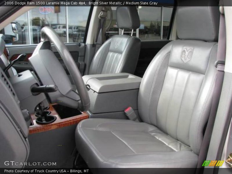 Bright Silver Metallic / Medium Slate Gray 2006 Dodge Ram 1500 Laramie Mega Cab 4x4