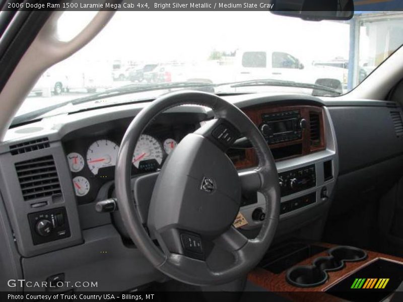 Bright Silver Metallic / Medium Slate Gray 2006 Dodge Ram 1500 Laramie Mega Cab 4x4