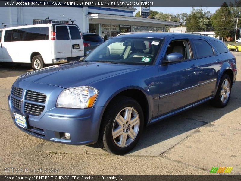 Marine Blue Pearl / Dark Slate Gray/Light Graystone 2007 Dodge Magnum R/T AWD