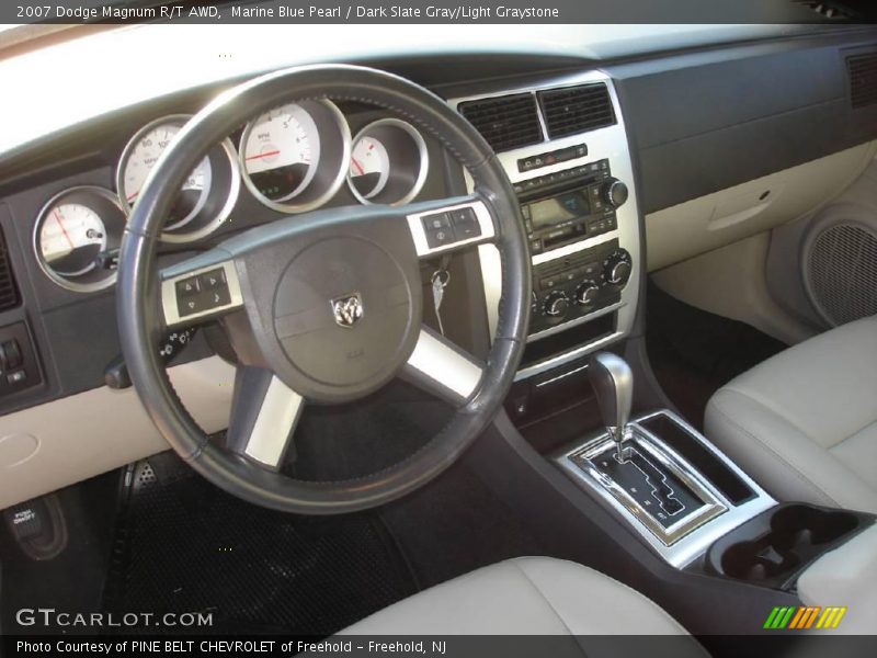 Marine Blue Pearl / Dark Slate Gray/Light Graystone 2007 Dodge Magnum R/T AWD