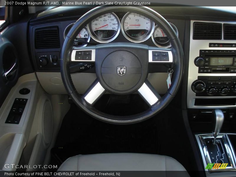 Marine Blue Pearl / Dark Slate Gray/Light Graystone 2007 Dodge Magnum R/T AWD