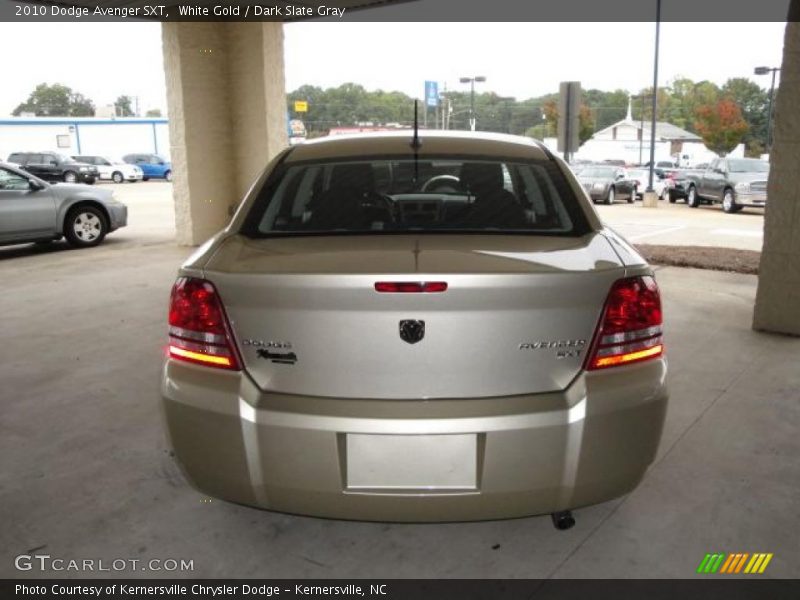 White Gold / Dark Slate Gray 2010 Dodge Avenger SXT