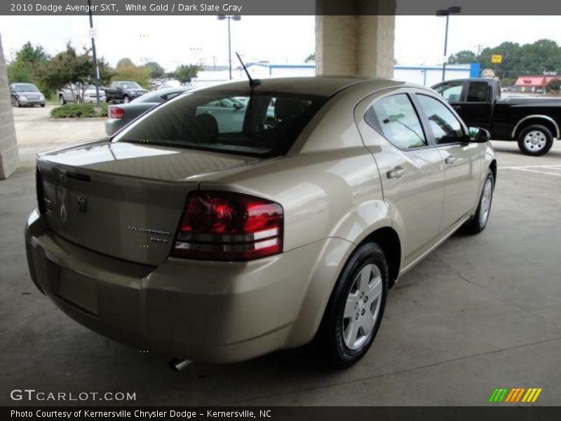 White Gold / Dark Slate Gray 2010 Dodge Avenger SXT