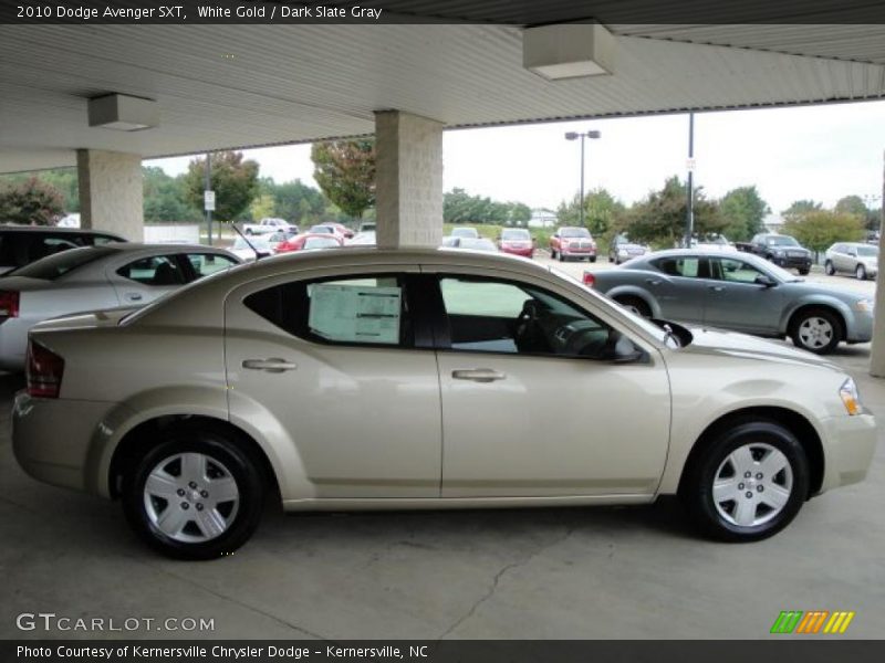 White Gold / Dark Slate Gray 2010 Dodge Avenger SXT