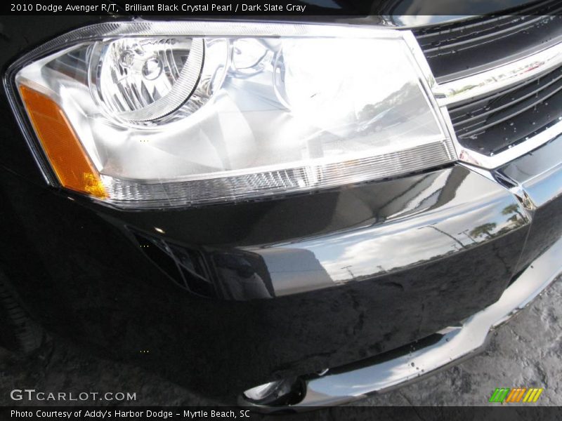 Brilliant Black Crystal Pearl / Dark Slate Gray 2010 Dodge Avenger R/T