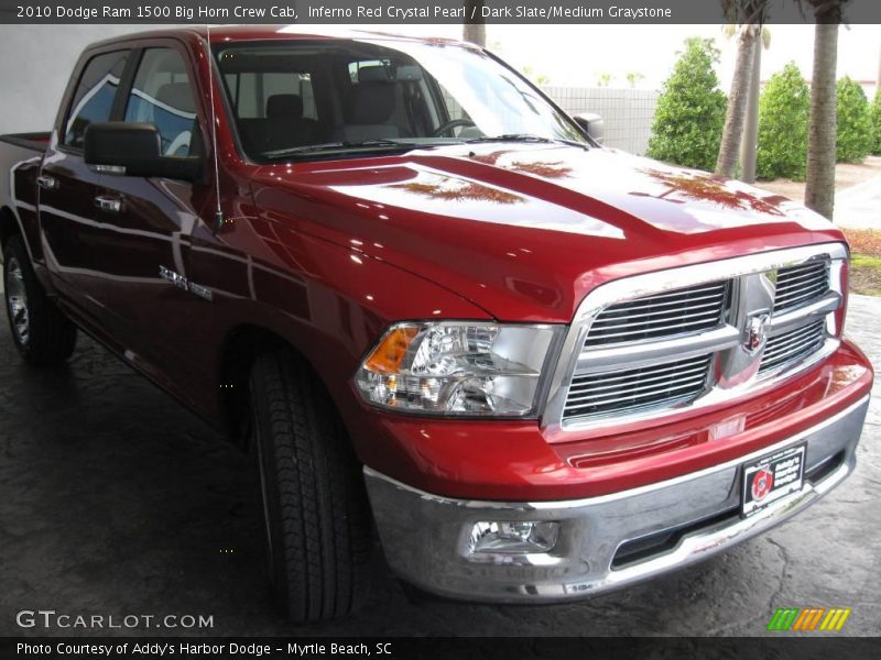 Inferno Red Crystal Pearl / Dark Slate/Medium Graystone 2010 Dodge Ram 1500 Big Horn Crew Cab