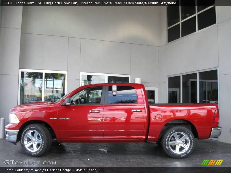 Inferno Red Crystal Pearl / Dark Slate/Medium Graystone 2010 Dodge Ram 1500 Big Horn Crew Cab