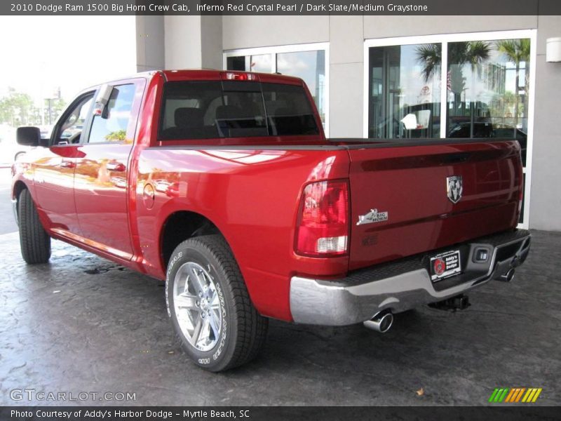 Inferno Red Crystal Pearl / Dark Slate/Medium Graystone 2010 Dodge Ram 1500 Big Horn Crew Cab