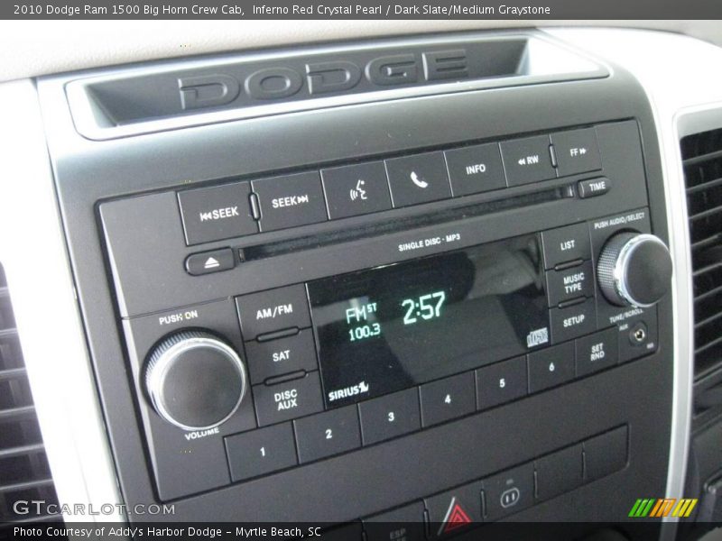 Inferno Red Crystal Pearl / Dark Slate/Medium Graystone 2010 Dodge Ram 1500 Big Horn Crew Cab