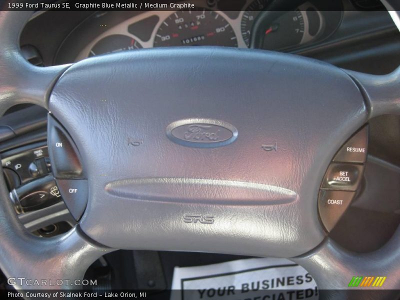 Graphite Blue Metallic / Medium Graphite 1999 Ford Taurus SE