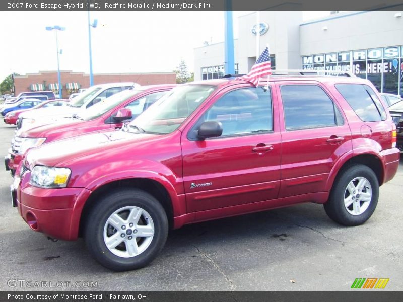 Redfire Metallic / Medium/Dark Flint 2007 Ford Escape Hybrid 4WD