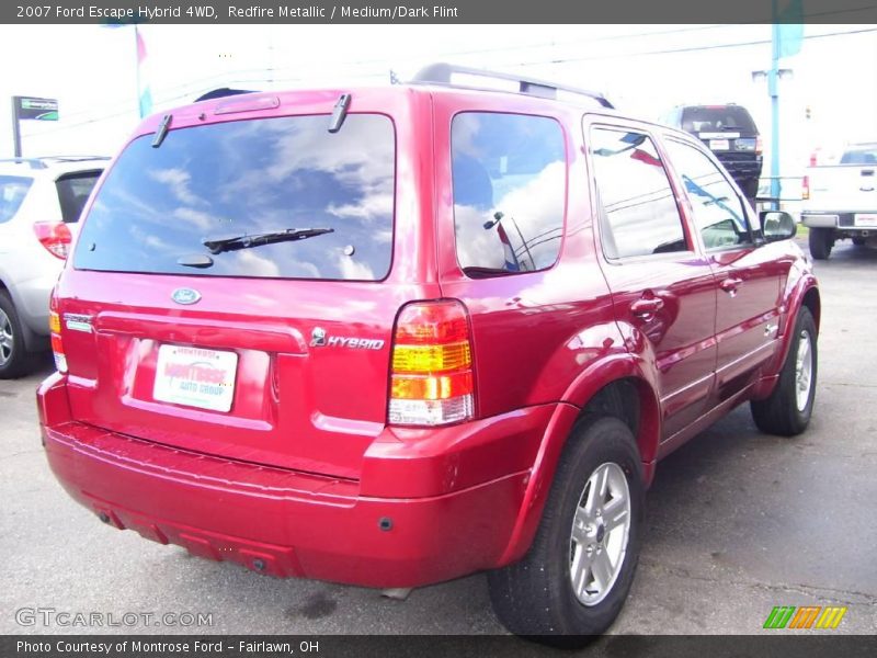 Redfire Metallic / Medium/Dark Flint 2007 Ford Escape Hybrid 4WD